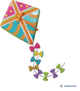 Colorful diamond kite