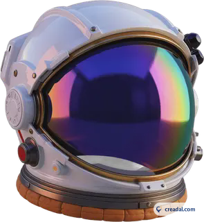 空の宇宙ヘルメット