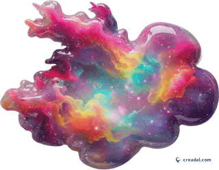 色鮮やかな星雲