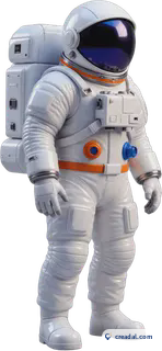 空っぽの白い宇宙服