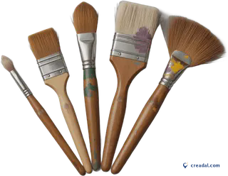 Five Paintbrush Fan