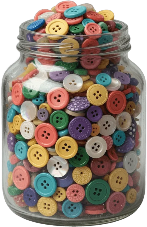 Bocal de boutons