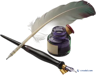 Calligraphy pen and quill