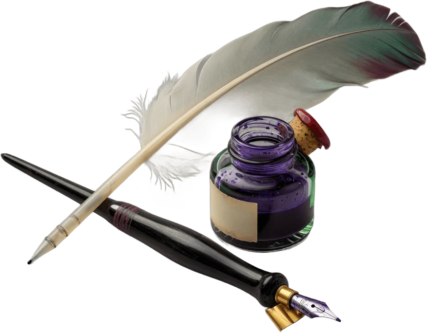 Plume et encrier