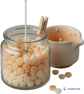 Glass Jar Candle Making