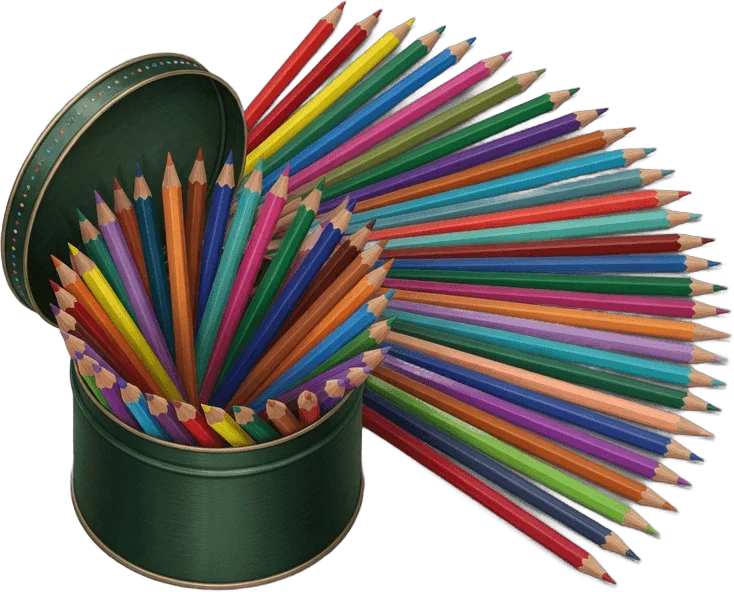 Bunte Buntstifte