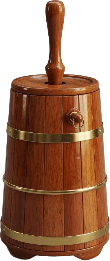 Wooden Butter Churn