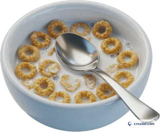 Cereal Bowl with Milk