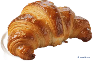 Golden Croissant Plate