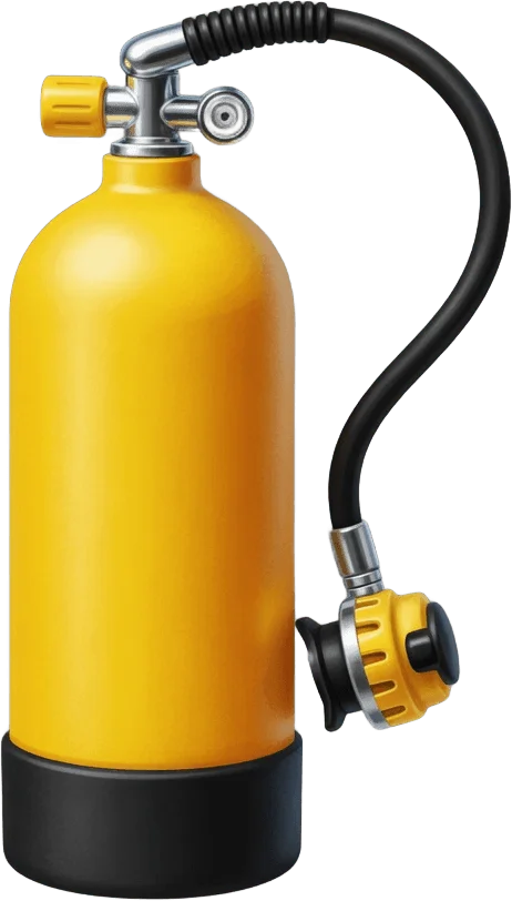 Yellow Scuba Tank