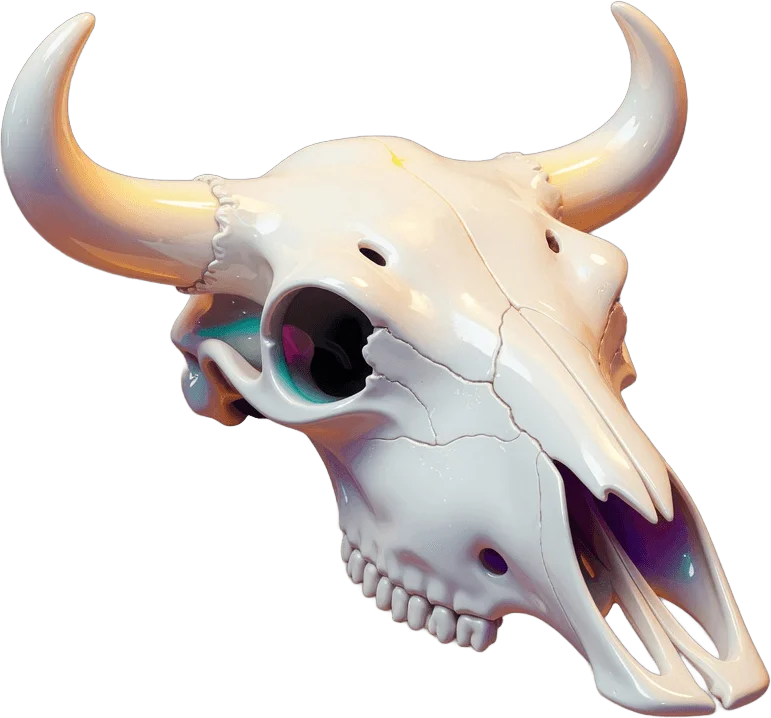 Bleached Cow Skull