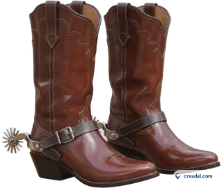 Bottes cowboy en cuir