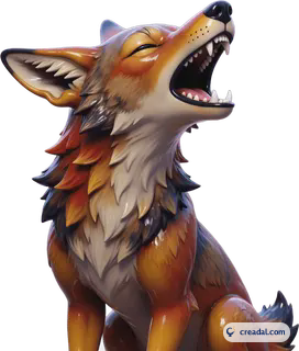 Coyote Hurlant Désert