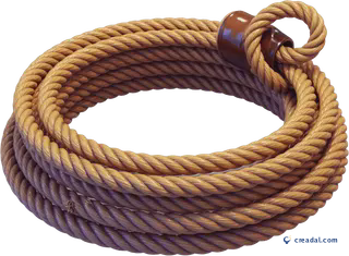 Lasso Cowboy Enroulé