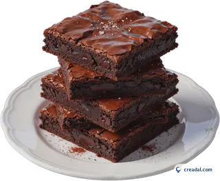 Prato de brownies