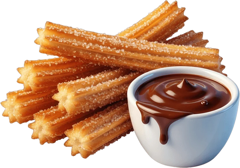 Churros com Chocolate