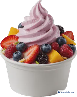 Frozen Yogurt com Frutas