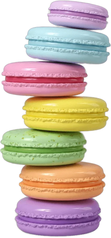 Pastel macaron stack