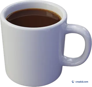 Mug blanc de café