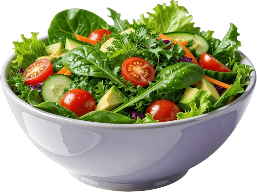 Bol de salade fraîche