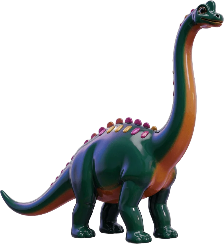 Langhalsiger Brachiosaurus