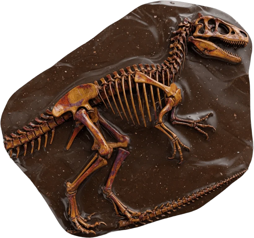 Fossile de squelette