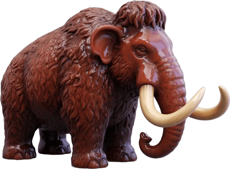 Wollmammut Eiszeit Figur
