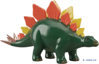 Stegosaurus mit Rückenplatten