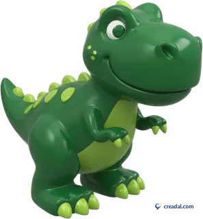 Süßer grüner T-Rex
