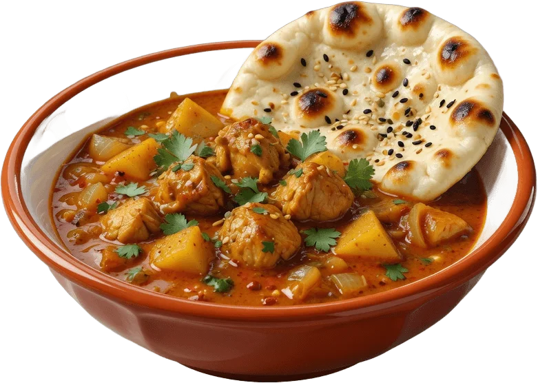 Curry et Naan