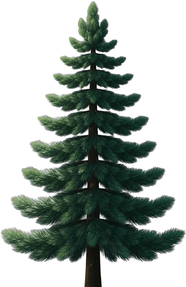 Dark green pine