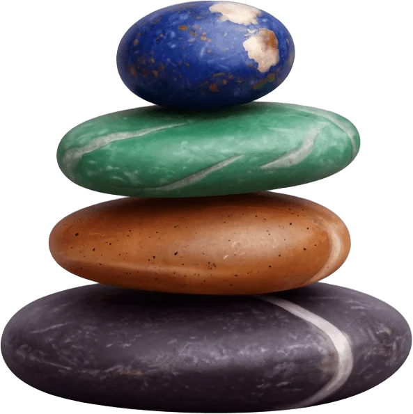 Balanced River Stones