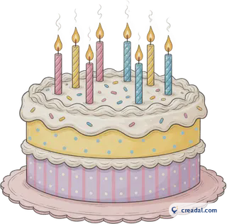 Cute birthday cake