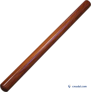 Langer hölzerner Bo-Stab