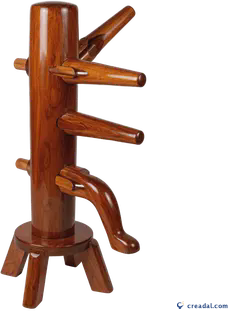Hölzerne Wing-Chun-Puppe