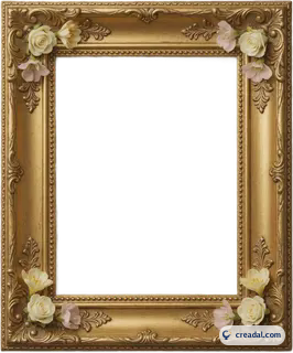 華やかな金の写真立て