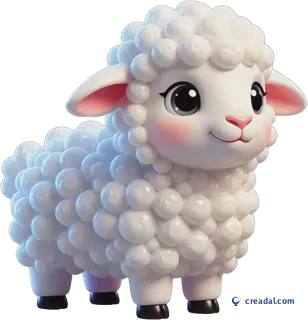 Cordeiro Branco Fofo
