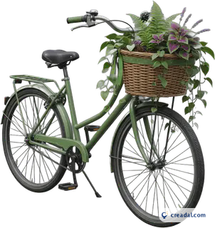 Green city bicycle