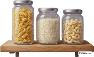 Pantry Glass Jars