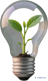 Sprout inside bulb
