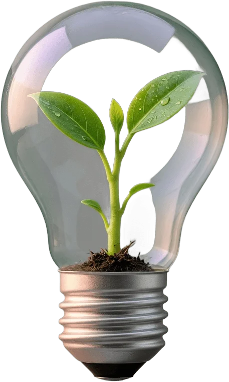 Sprout inside bulb