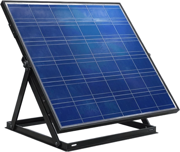 Blue solar panel