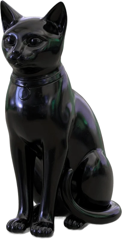 Black Cat Statue
