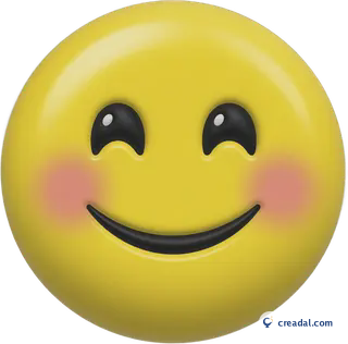 وجه مبتسم دافئ