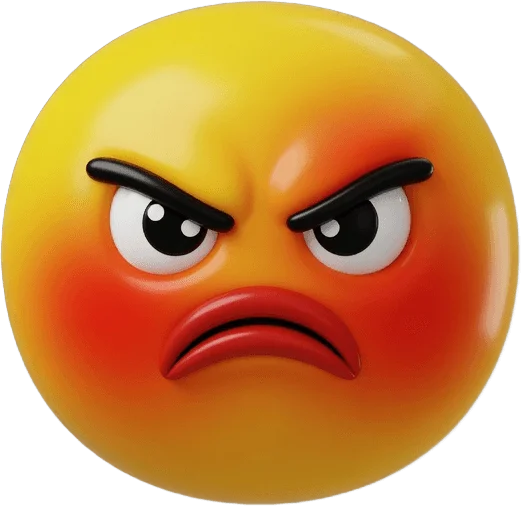 Angry Red Emoji