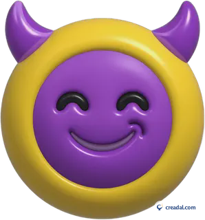 وجه شيطان مشاغب