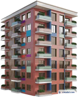 مبنى شقق حديث