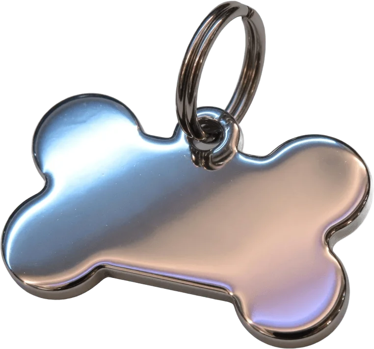 Bone Metal ID Tag