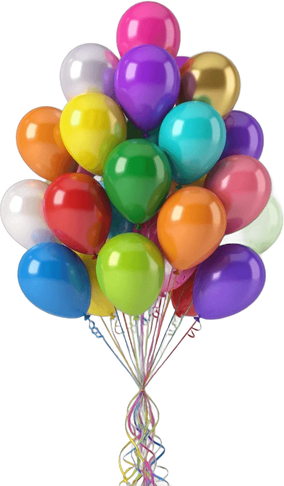 Colourful Balloon Bunch