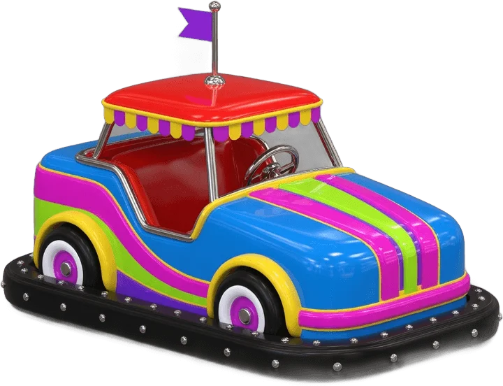 Colourful Bumper Car